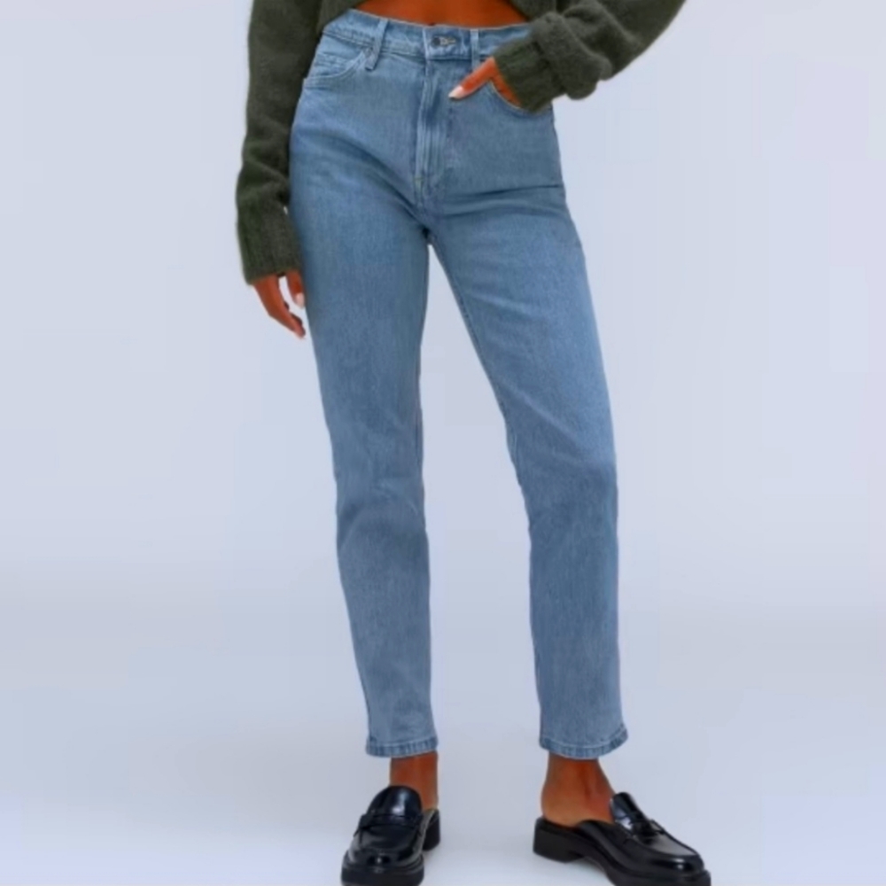 Everlane the original cheeky Jean sky blue nwt 90's ankle high jeans 26 new